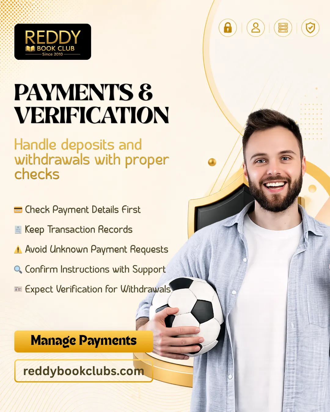 Payments and verification guide for deposits and withdrawals